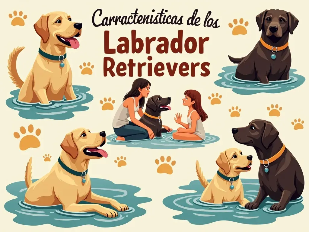 Características de los Labrador Retrievers