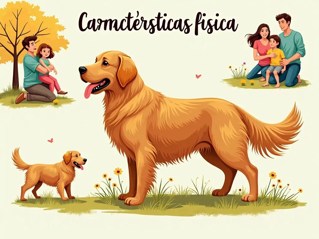 Características física del Golden Retriever