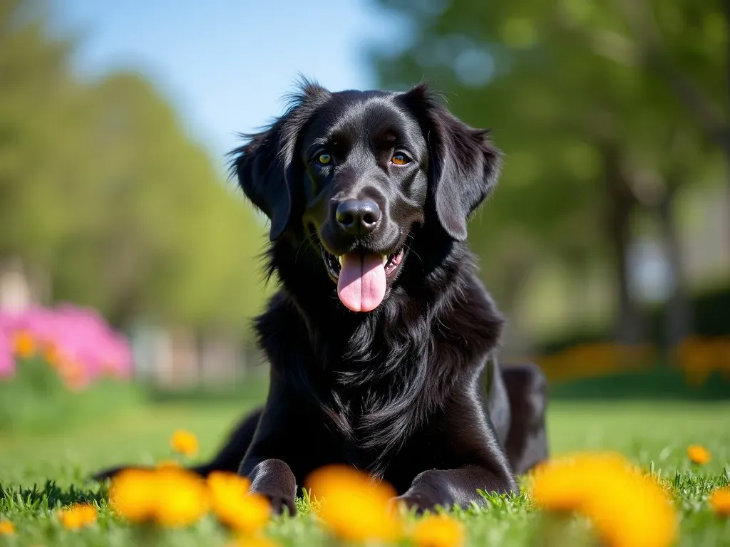 Golden Retriever Negro