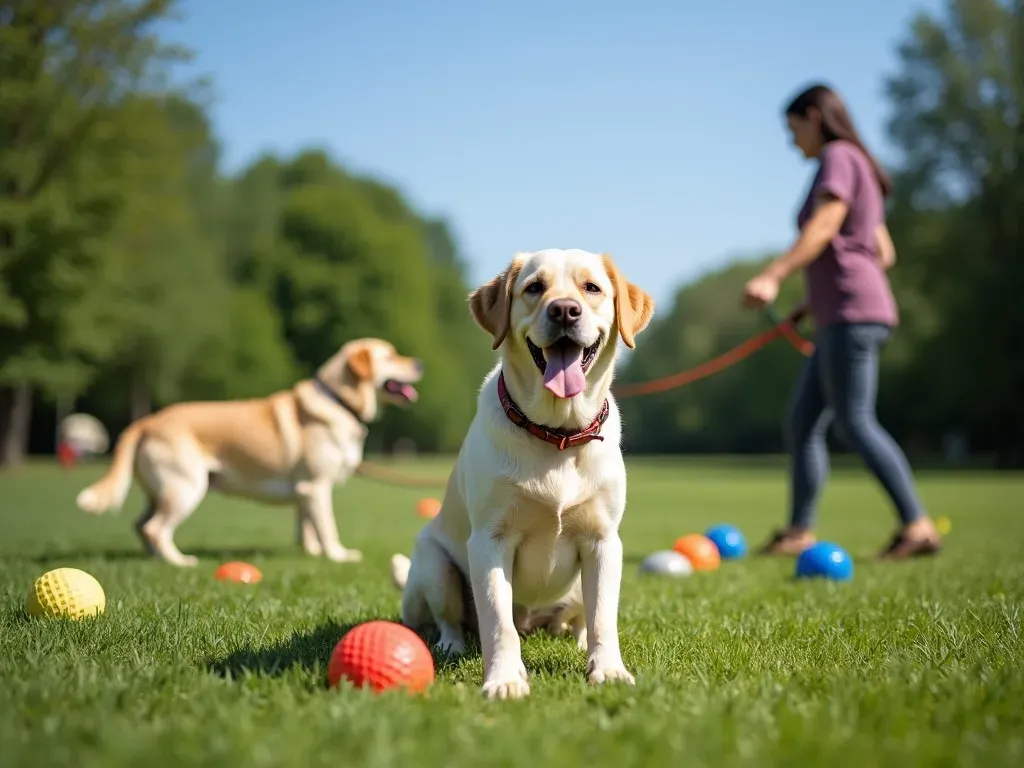 Labrador Retriever entrenamiento