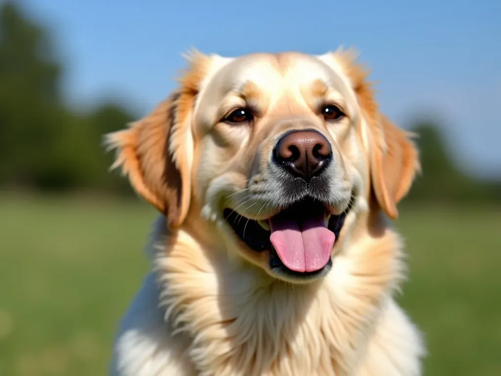 Labrador con pelo largo - características