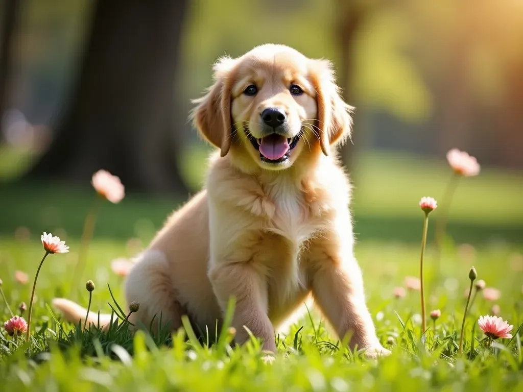 golden retriever perrito